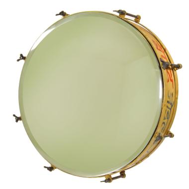 Specchio da Muro Metallo cm.45x12 Drum | Bizzotto