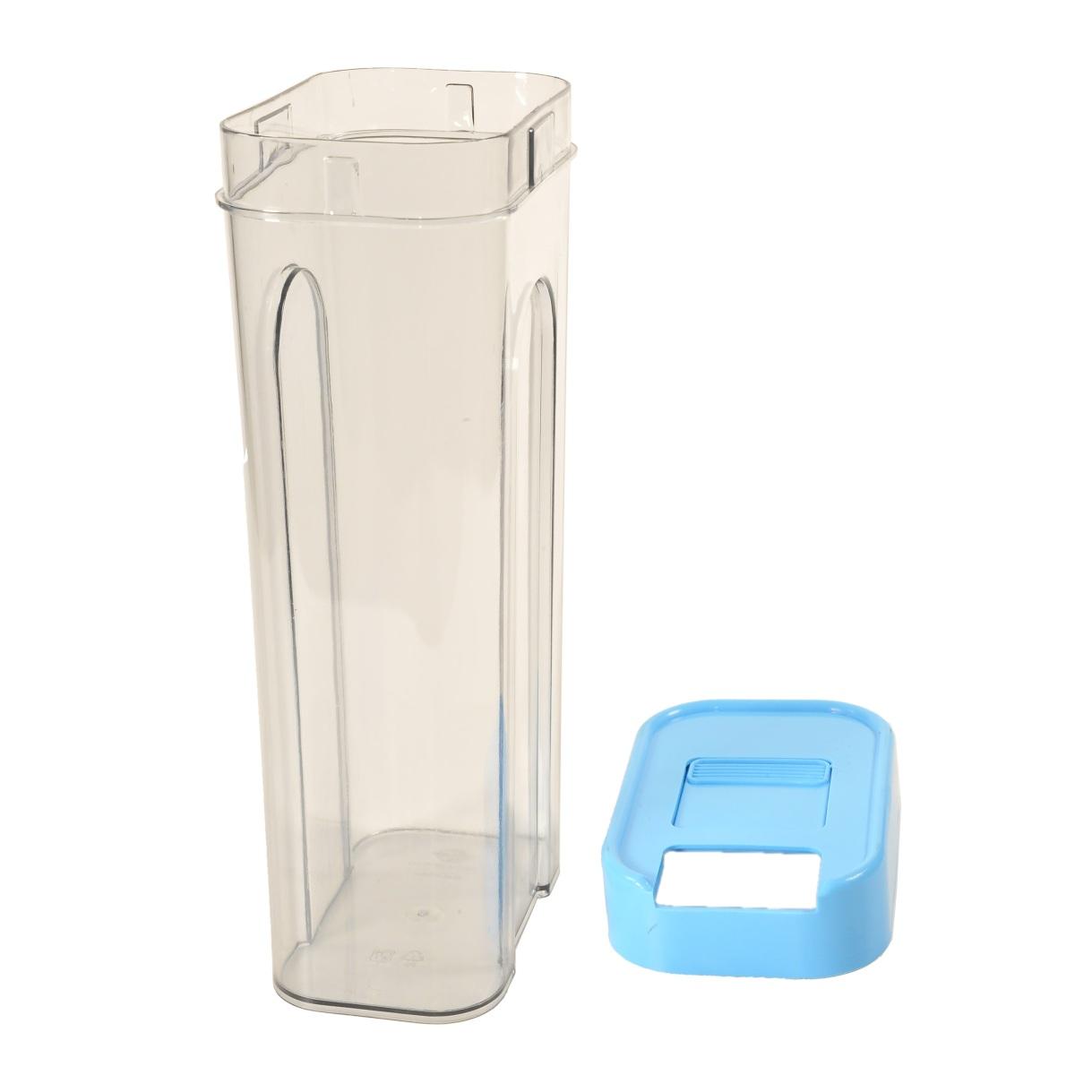 Barattolo PVC Pasta Trasparente Alto con Tappo Blu | M2 Store