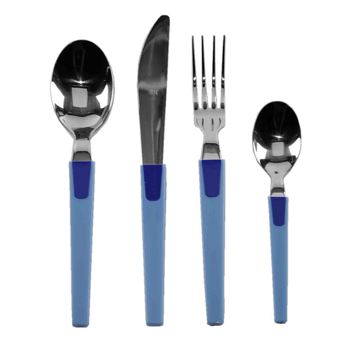 Posate Tavola Inox Set pz.24 Blu Pinti | Pintinox