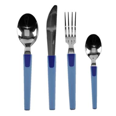 Posate Tavola Inox Set pz.24 Blu Pinti | Pintinox