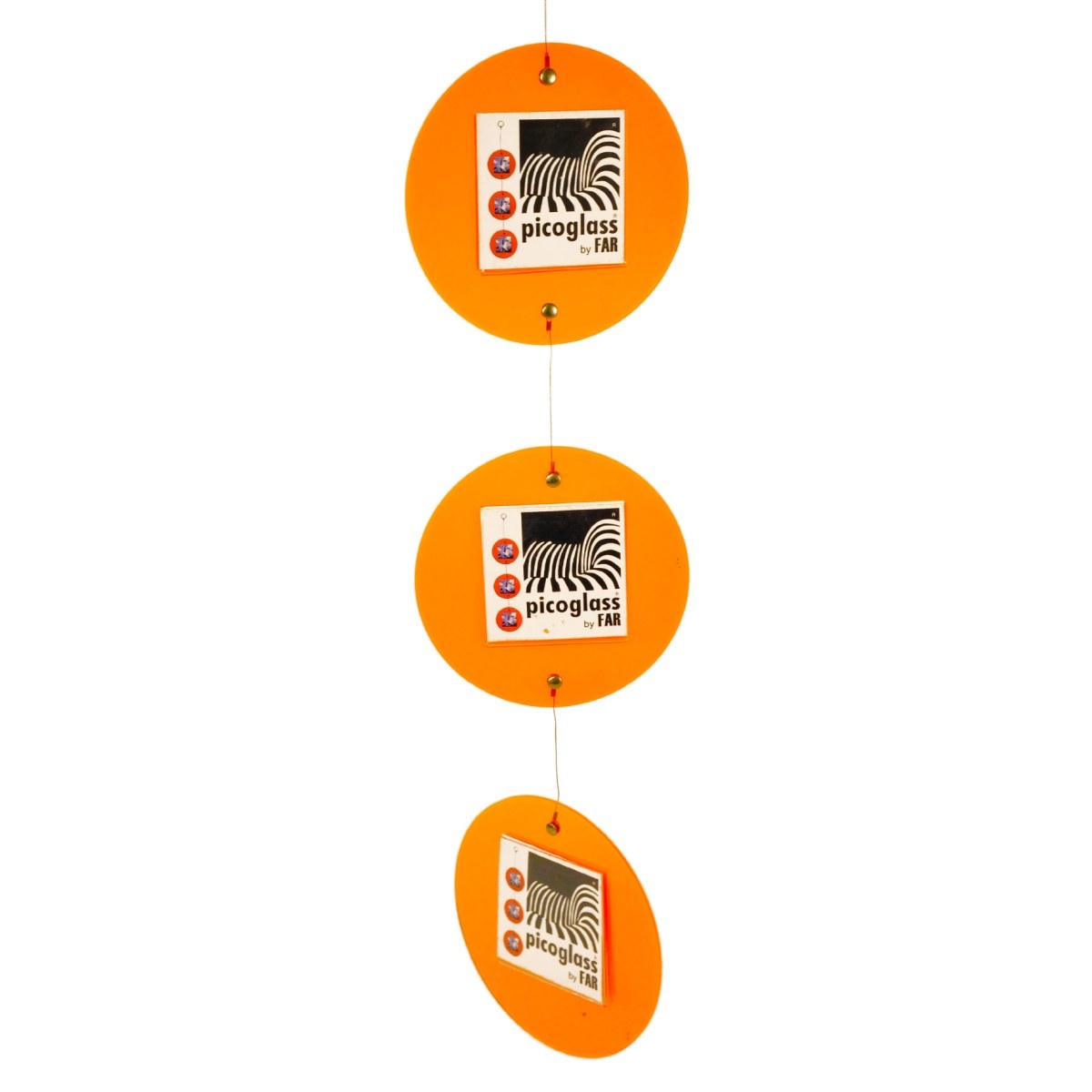 Cornice Multipla Claire 3 Tondi Arancioni | M2 Store