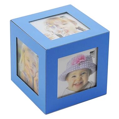 Cornice Cubo Azzurro 5 Foto cm.10x10x10 | M2 Store