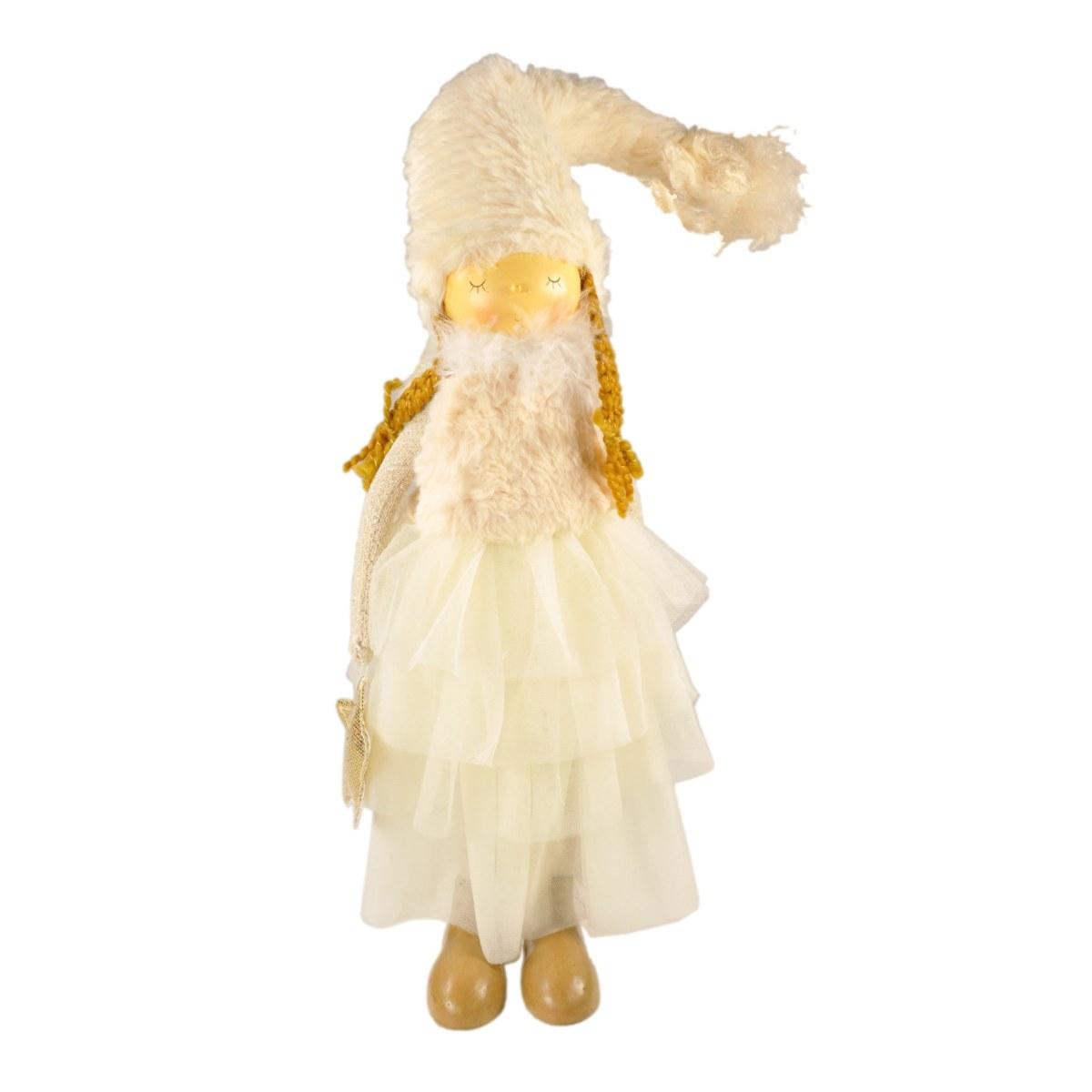 Pupazzo Bambina in Tessuto con Cappello cm.33 |M2 Store