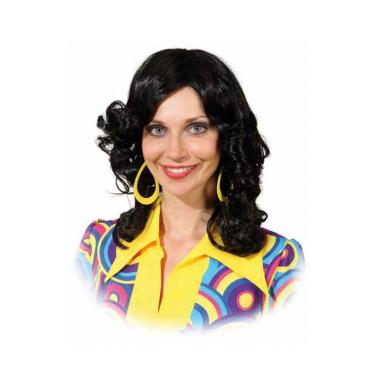 Parrucca Anni '70 Nera |Widmann