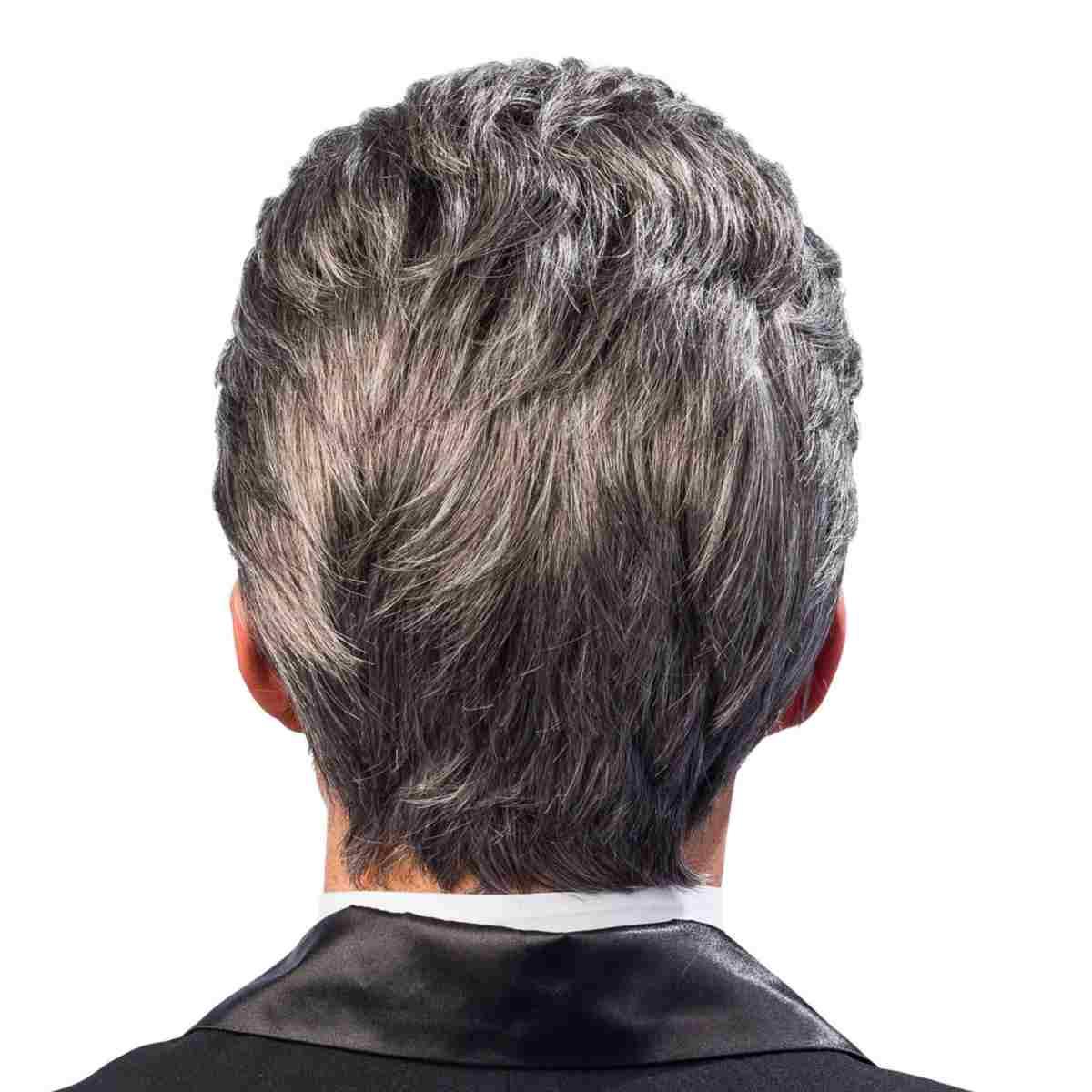Parrucca Grigia Liscia |Orlob