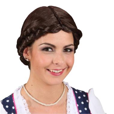 Parrucca Castana Bavarese con Treccia |Orlob