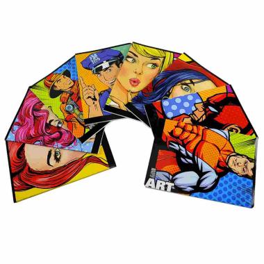 Quaderno Mod. A4 Riga 4M Pop Art Blasetti 4 Modelli |Blasetti