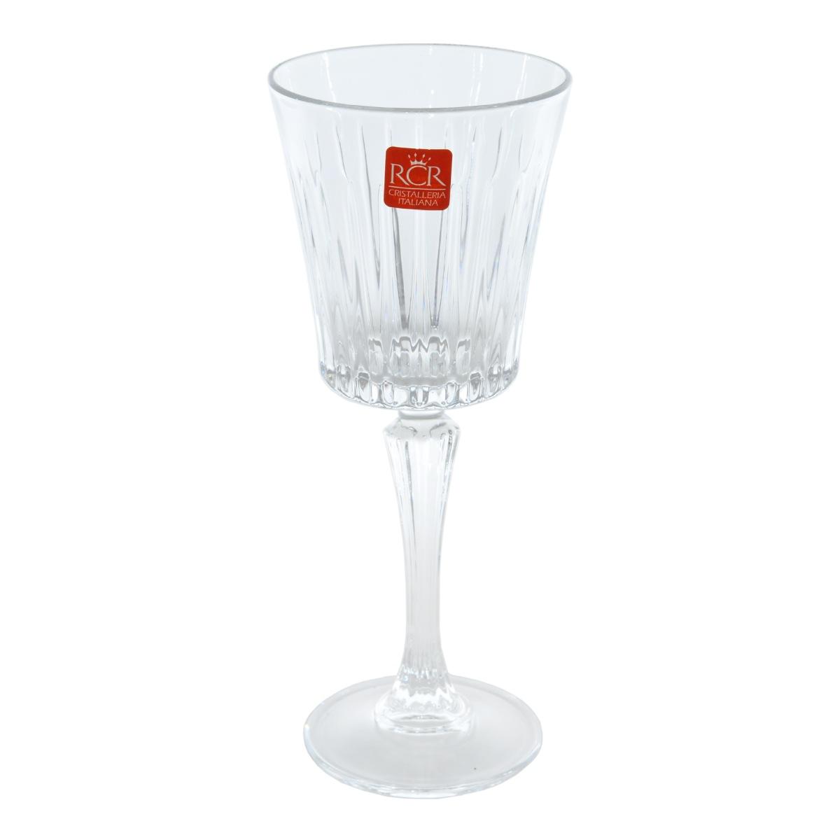 Bicchieri Vetro Set pz.6 Vino RCR Timeless ml.230 | Rcr