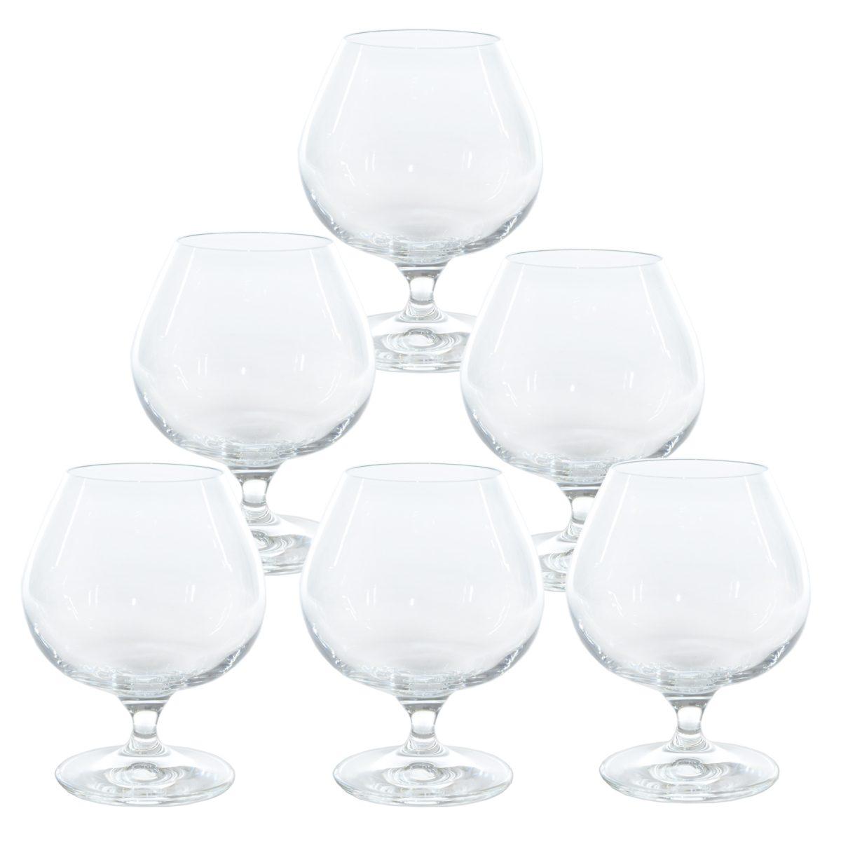 Bicchieri Vetro Set pz.6 Brandy RCR Invino E35 ml350 | Rcr