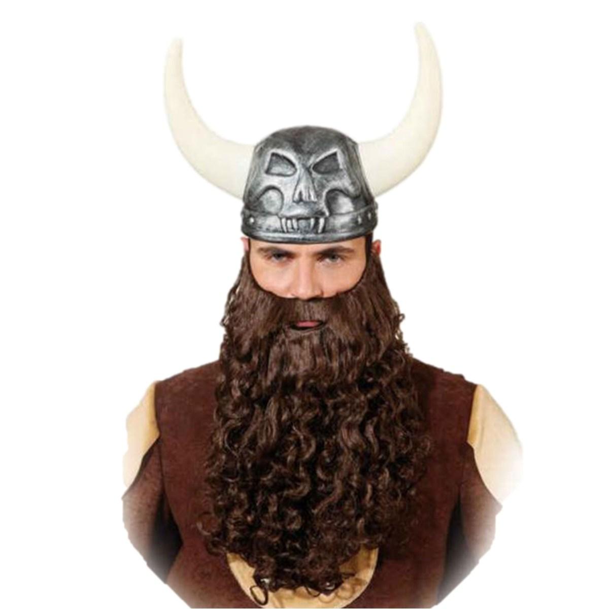 Barba Riccia Lunga Castana cm.45 |Orlob