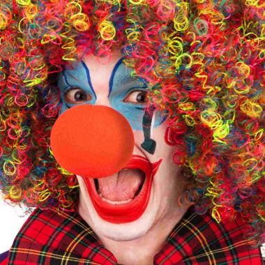 Naso Clown Spugna Rosso cm.Ø7 |Carnival Toys