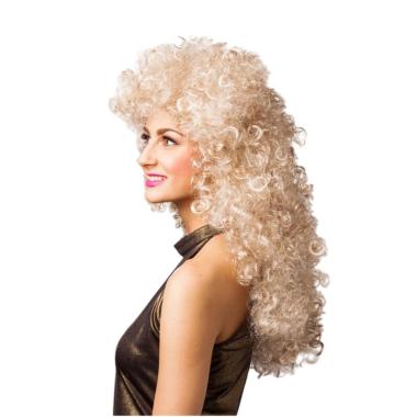 Parrucca Anni '80 Bionda Riccia |Orlob