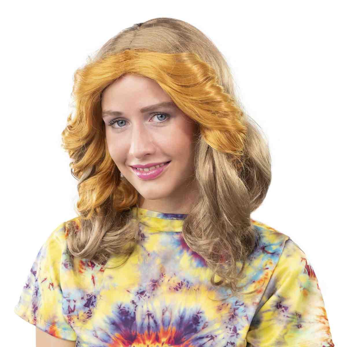 Parrucca Anni '70 Bionda Bicolore |Orlob