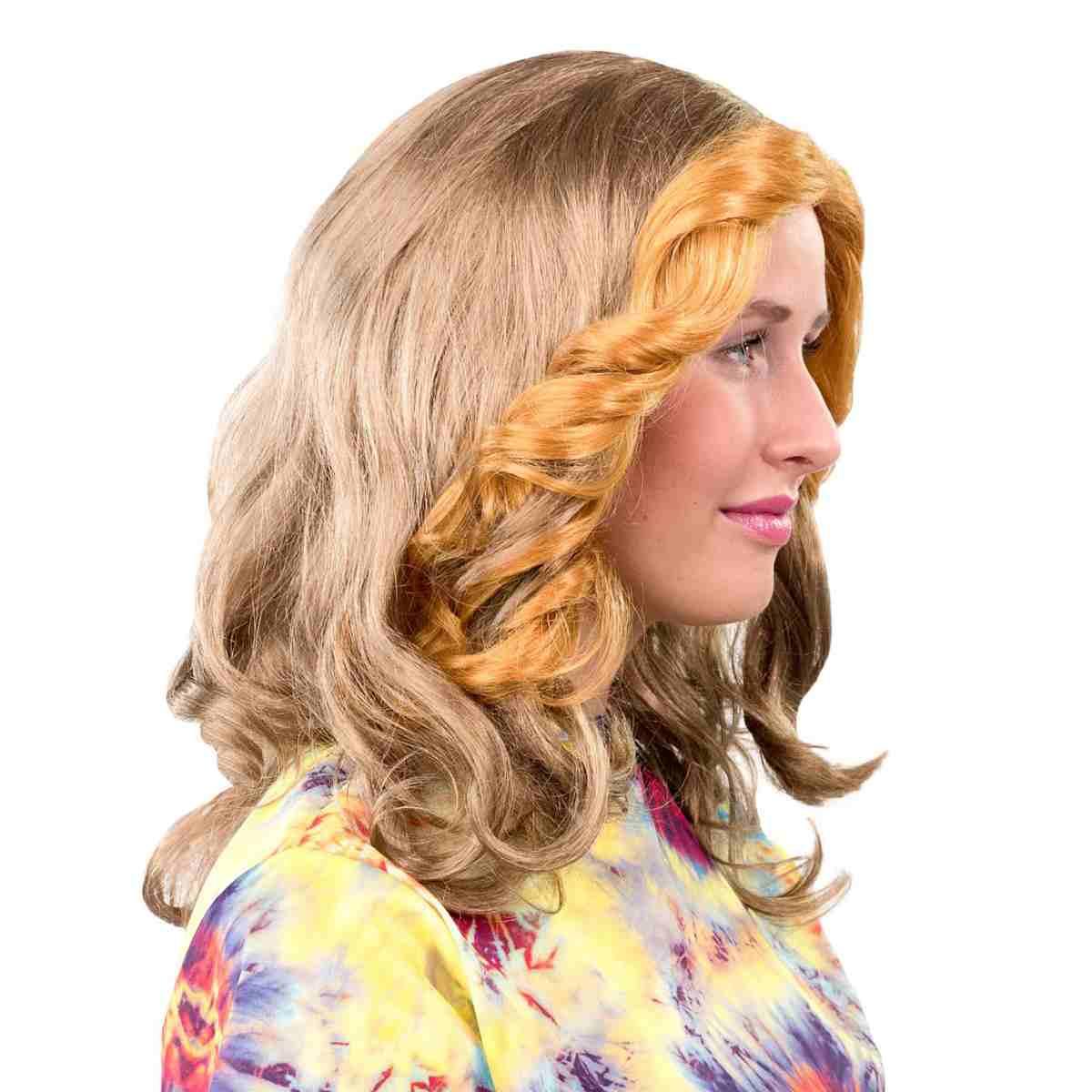 Parrucca Anni '70 Bionda Bicolore |Orlob