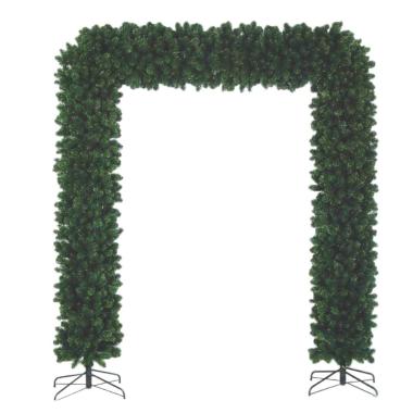 Arco Natalizio con Ghirlanda Verde cm.210x240 |Flora