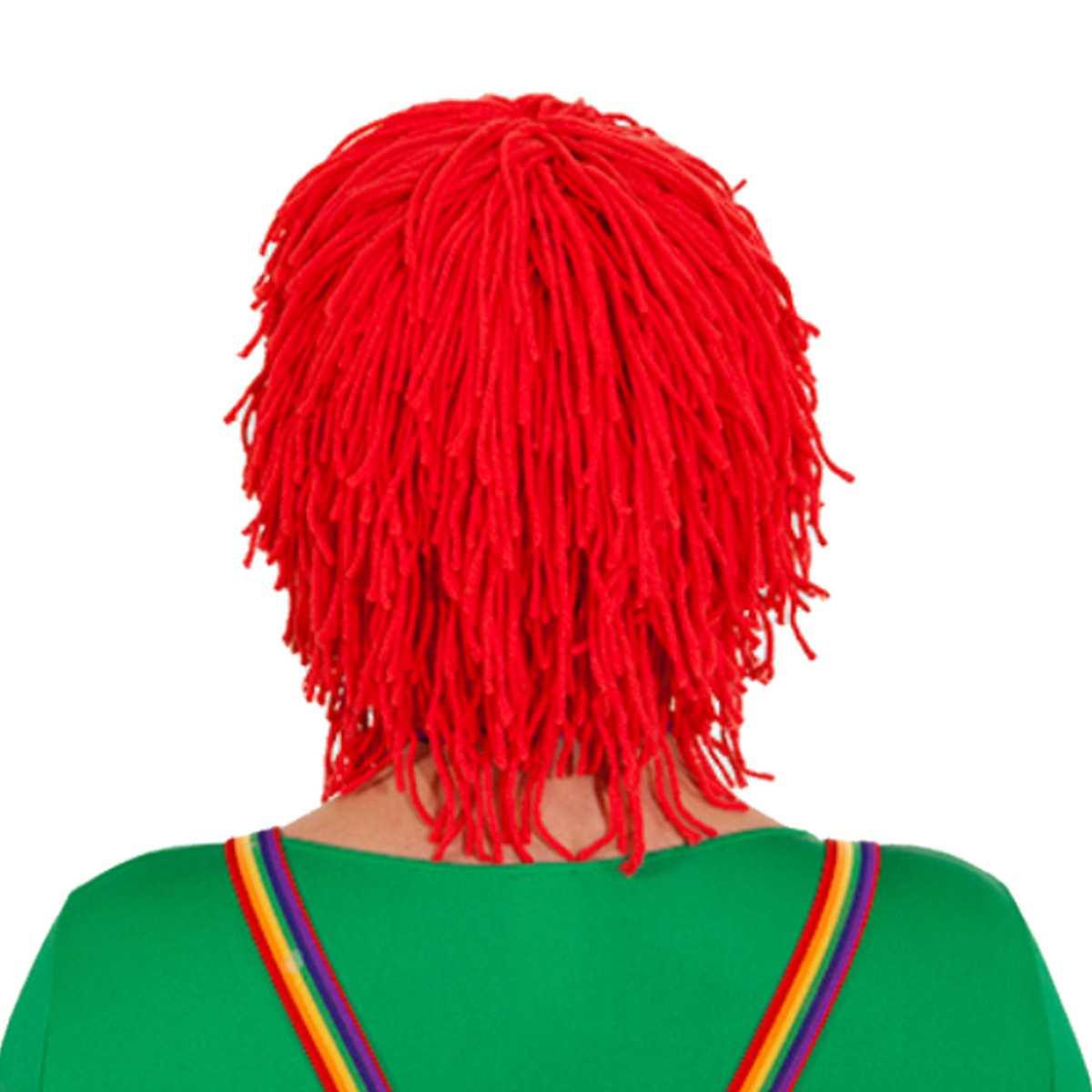 Parrucca Clown Lana Rossa |Orlob