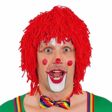 Parrucca Clown Lana Rossa |Orlob