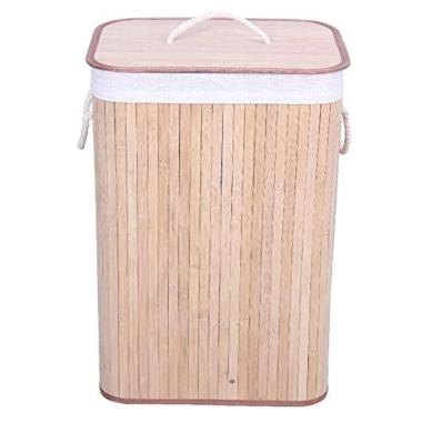 Cesto Bamboo Portabiancheria Natural cm.40x30x60 | Dimo