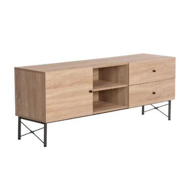 Mobile Legno TV Arcadia 2 Cassetti 2 Vani e Anta 140 | Dimo