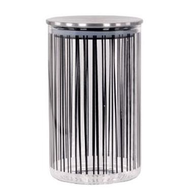 Barattolo Vetro Deco' Righe Lt.1 | Dimo
