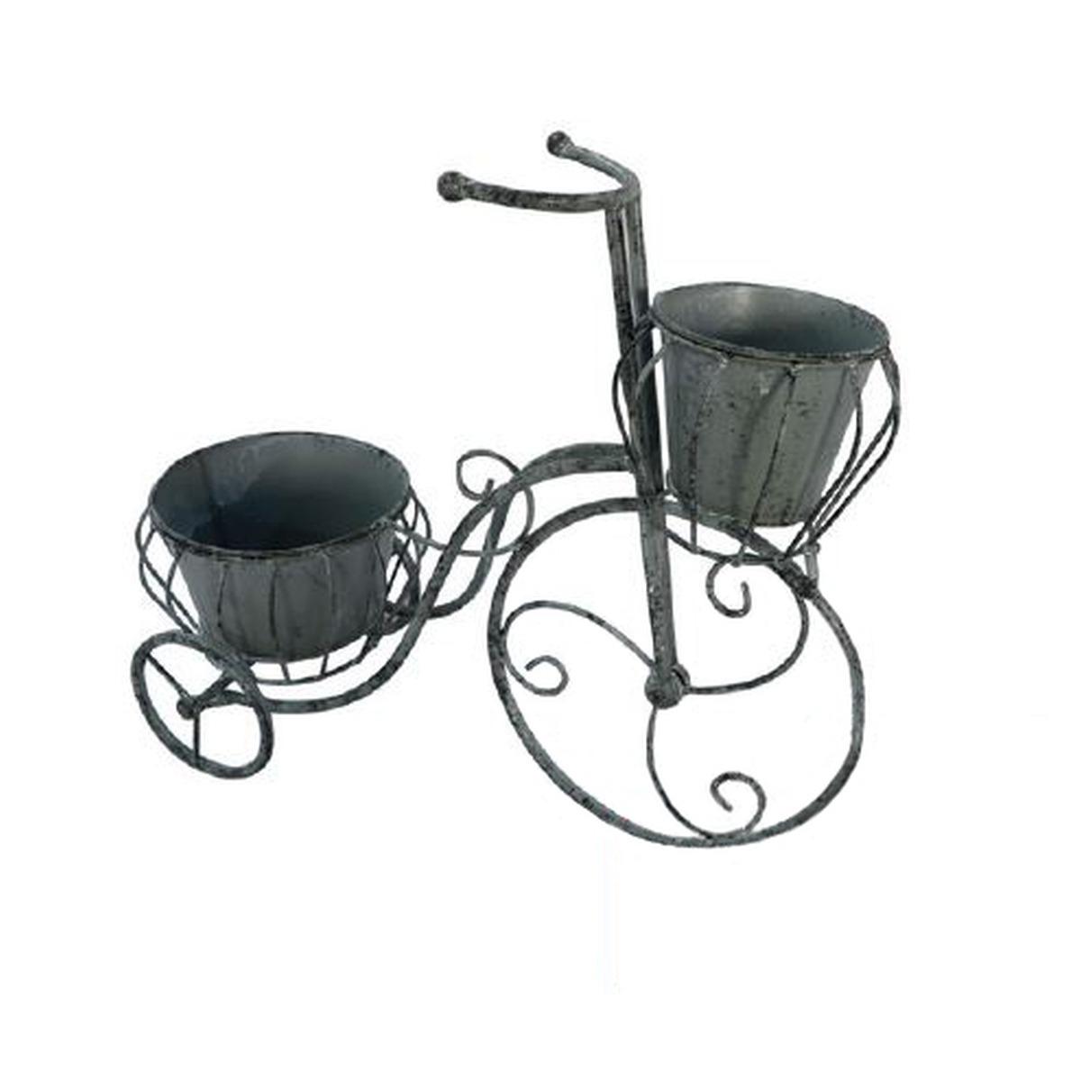 Portavaso Metallo Bici 2 Posti cm.49x19x39 | Dimo