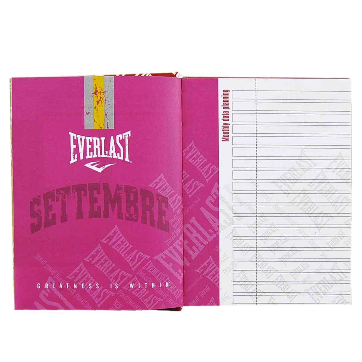 Diario Everlast cm.16,5 3 Colori |M2 Store