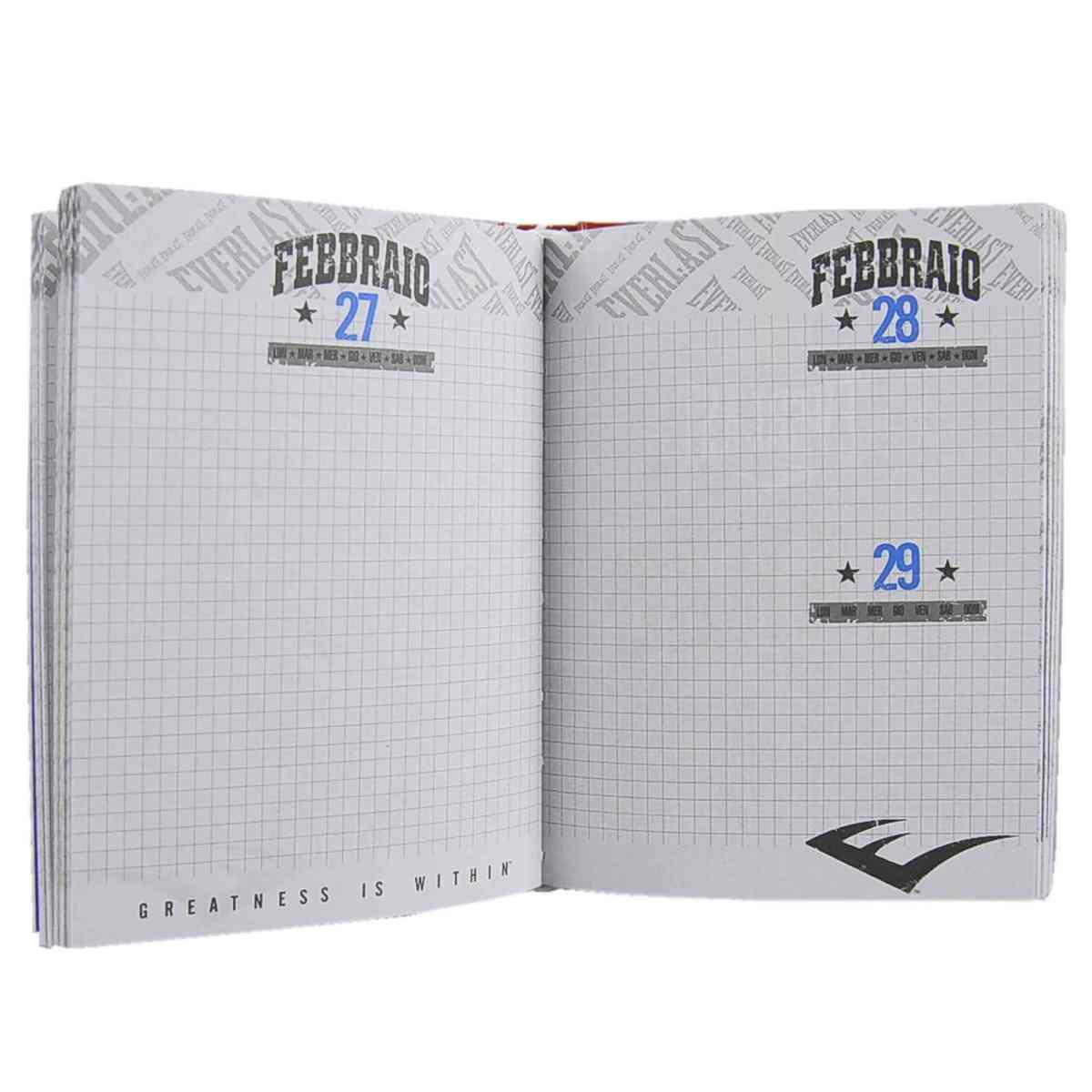 Diario Everlast cm.16,5 3 Colori |M2 Store