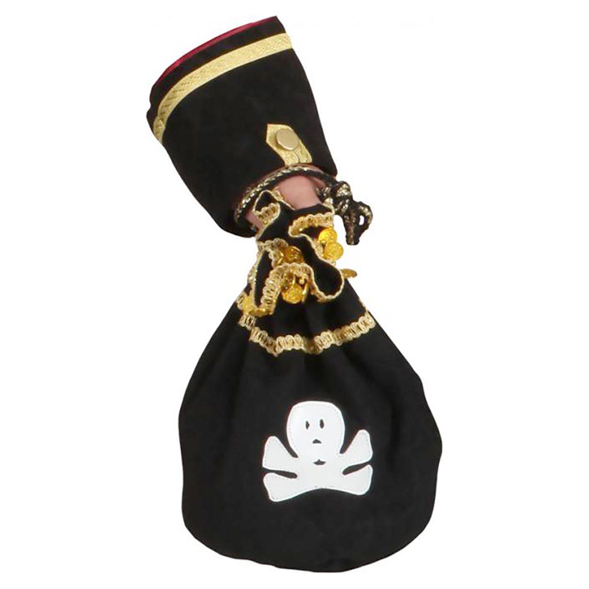 Borsa Pirata Nera a Sacchetto con Teschio |Orlob