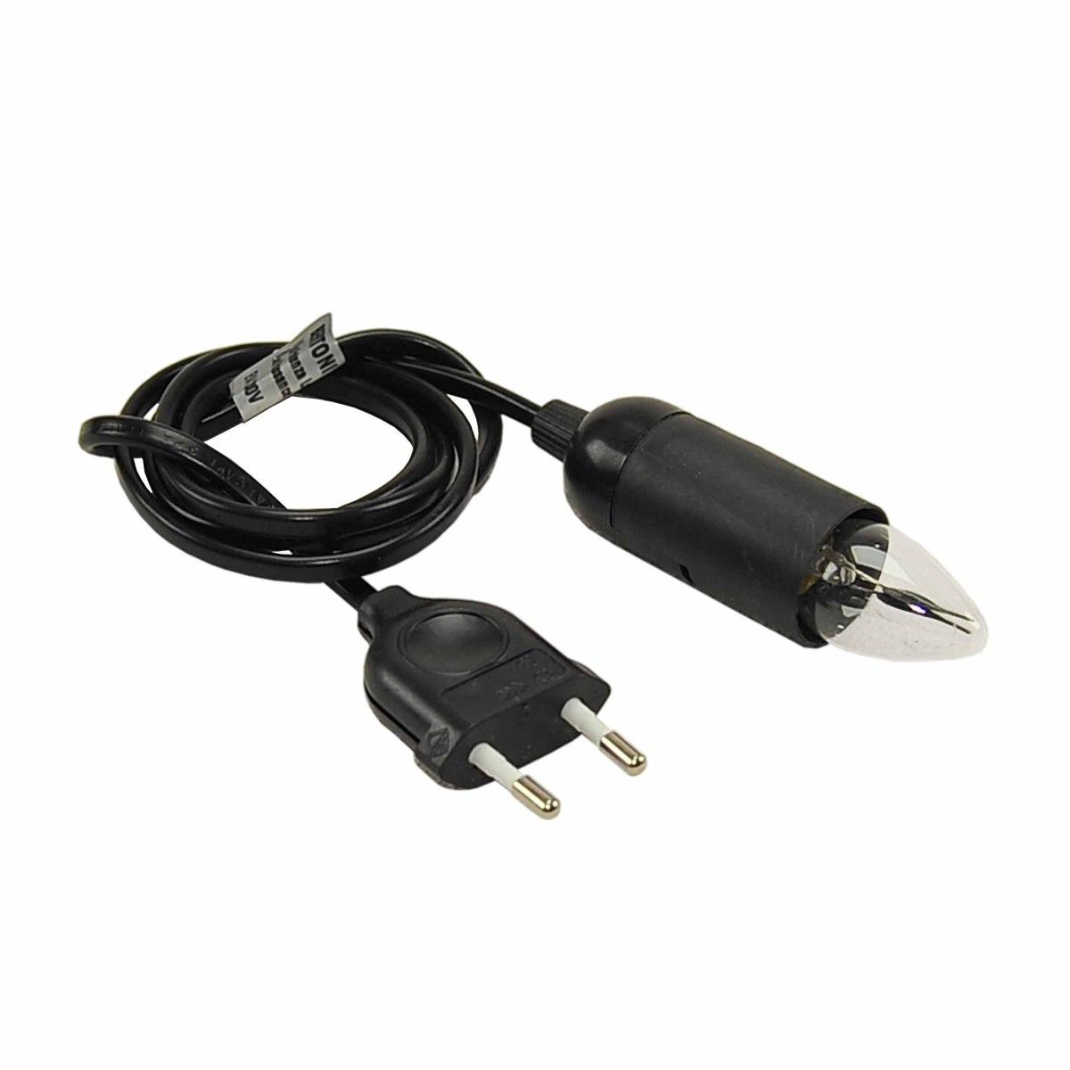 Cablaggio E14 con Lampadina a Effetto Fuoco 1,5W 220V | Rossi Rosa