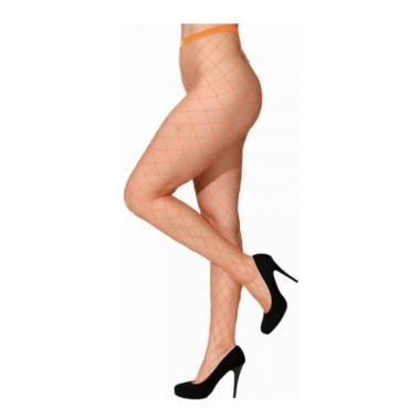Collant a Rete Larga Arancione Fluo |Orlob