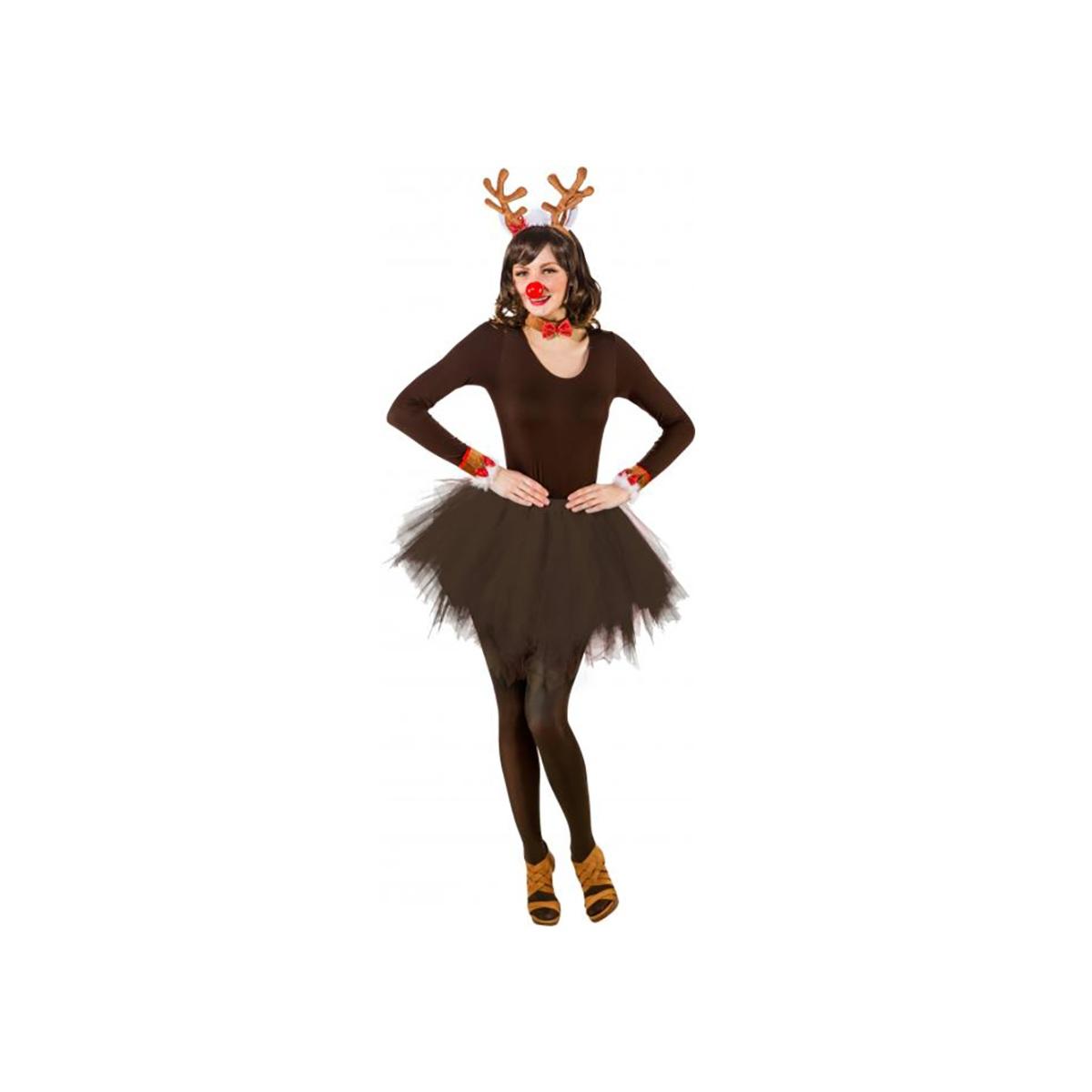 Gonna cm.40 Marrone Tulle |Orlob