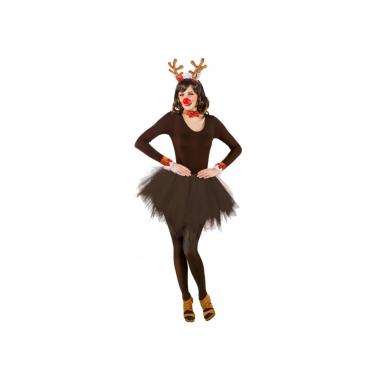 Gonna cm.40 Marrone Tulle |Orlob