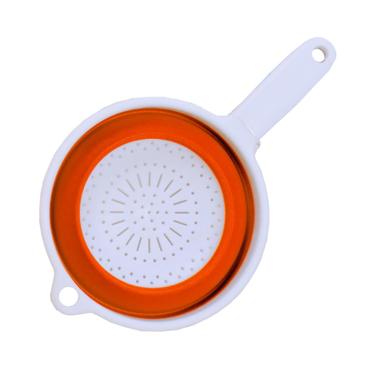 Scolapasta cm.20 PVC Richiudibile Arancio | M2 Store