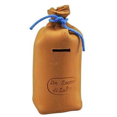 Salvadanaio Terracotta Sacco cm.20 | M2 Store