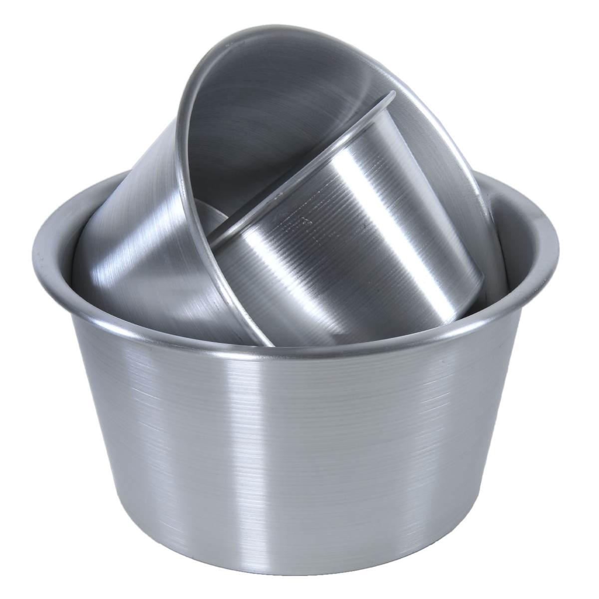 Stampo Dolci Pandoro Alluminio cm.14-18-22 Set pz.3 |Casa Conte