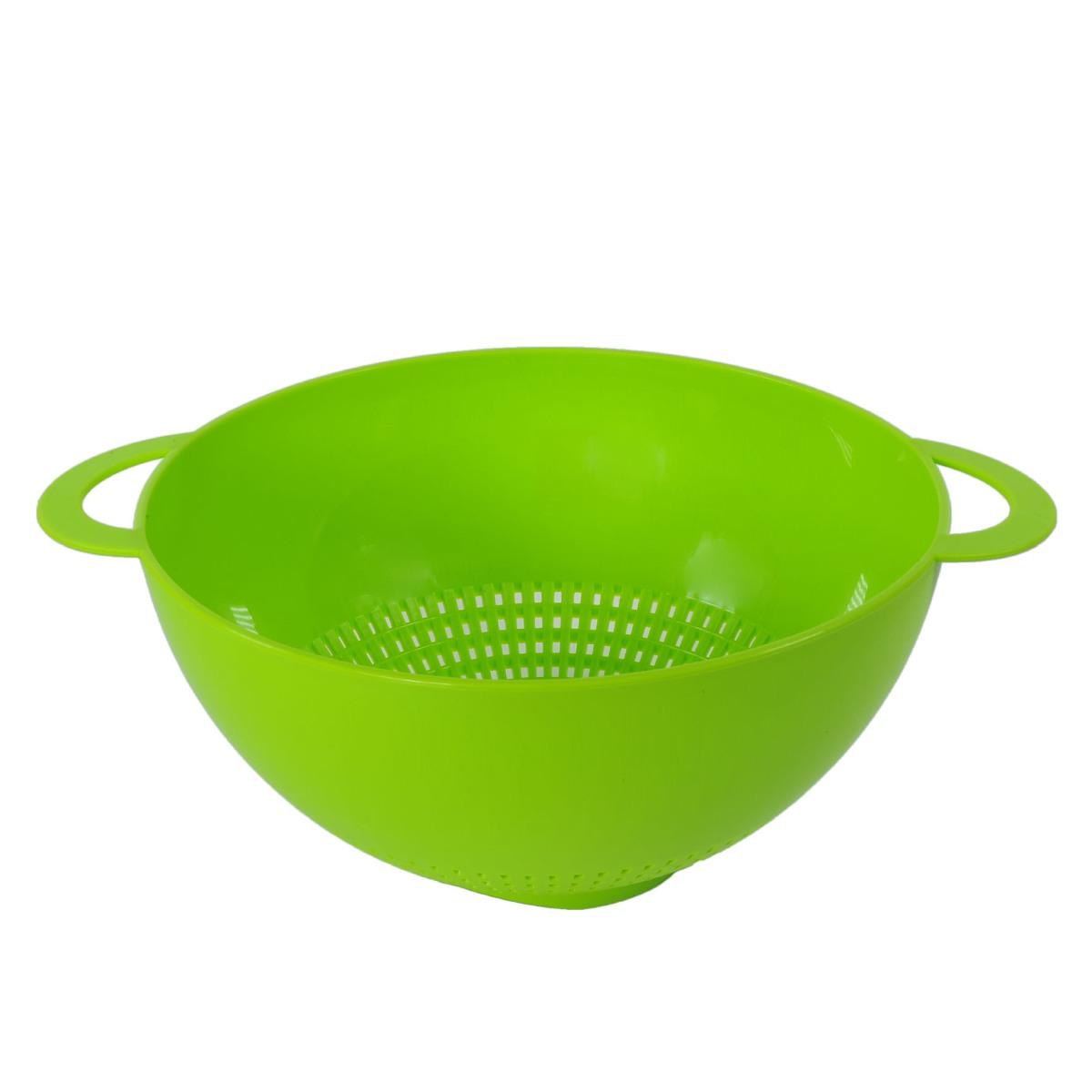 Scolapasta cm.Ø26 PVC Verde con Manici | M2 Store
