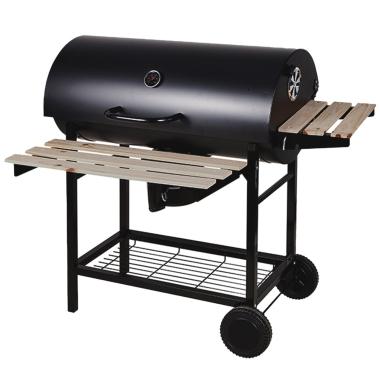 Barbecue Carbonella Nerone con Coperchio | Casa Conte