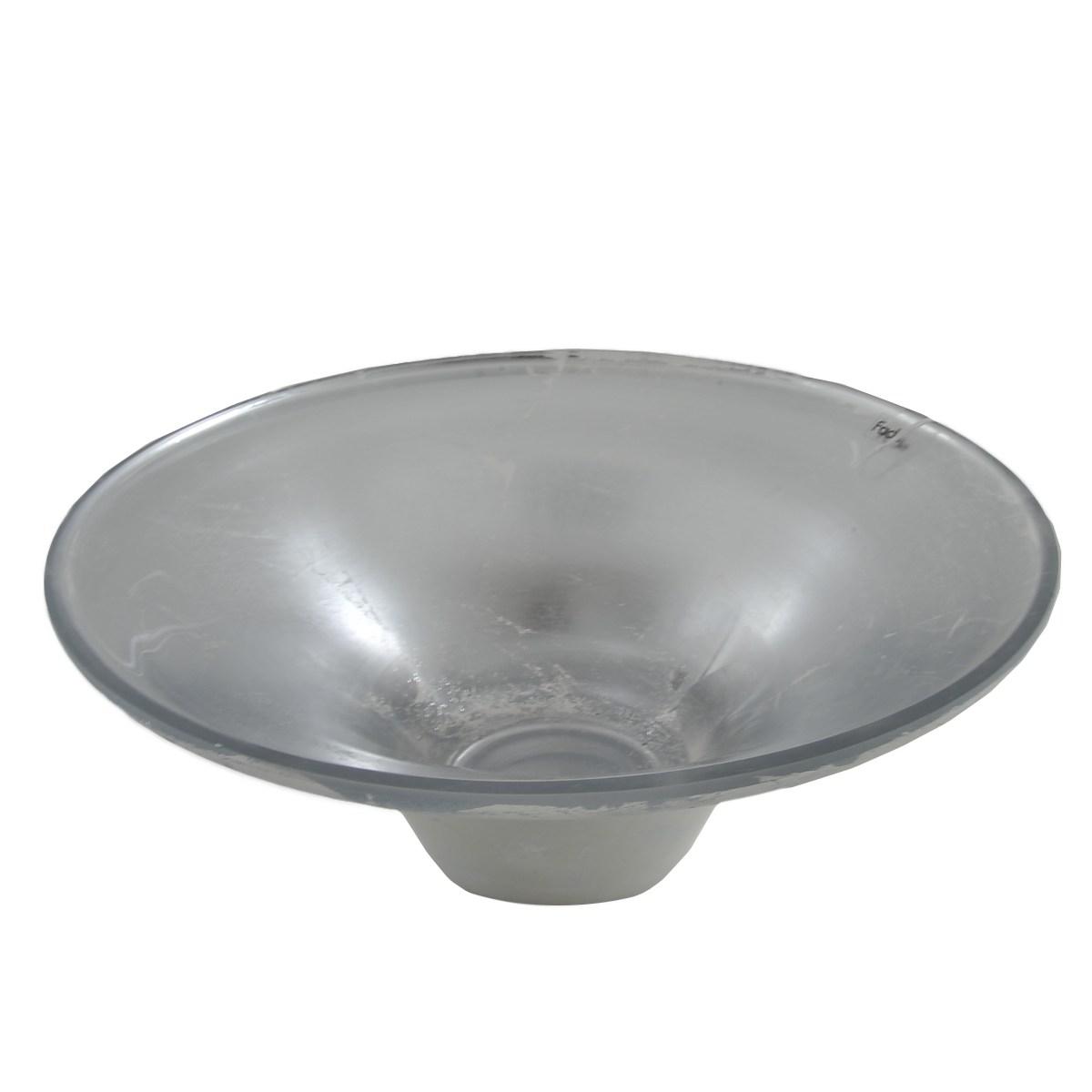 Centrotavola Coppa Vetro Nuvola Argento cm.30 | M2 Store