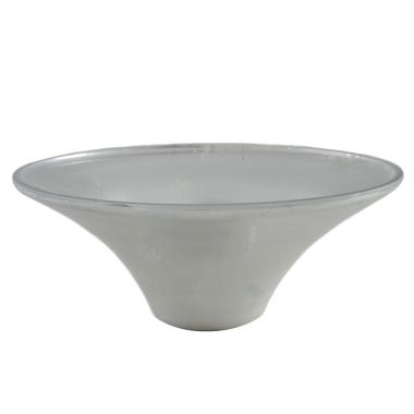 Centrotavola Coppa Vetro Nuvola Argento cm.30 | M2 Store