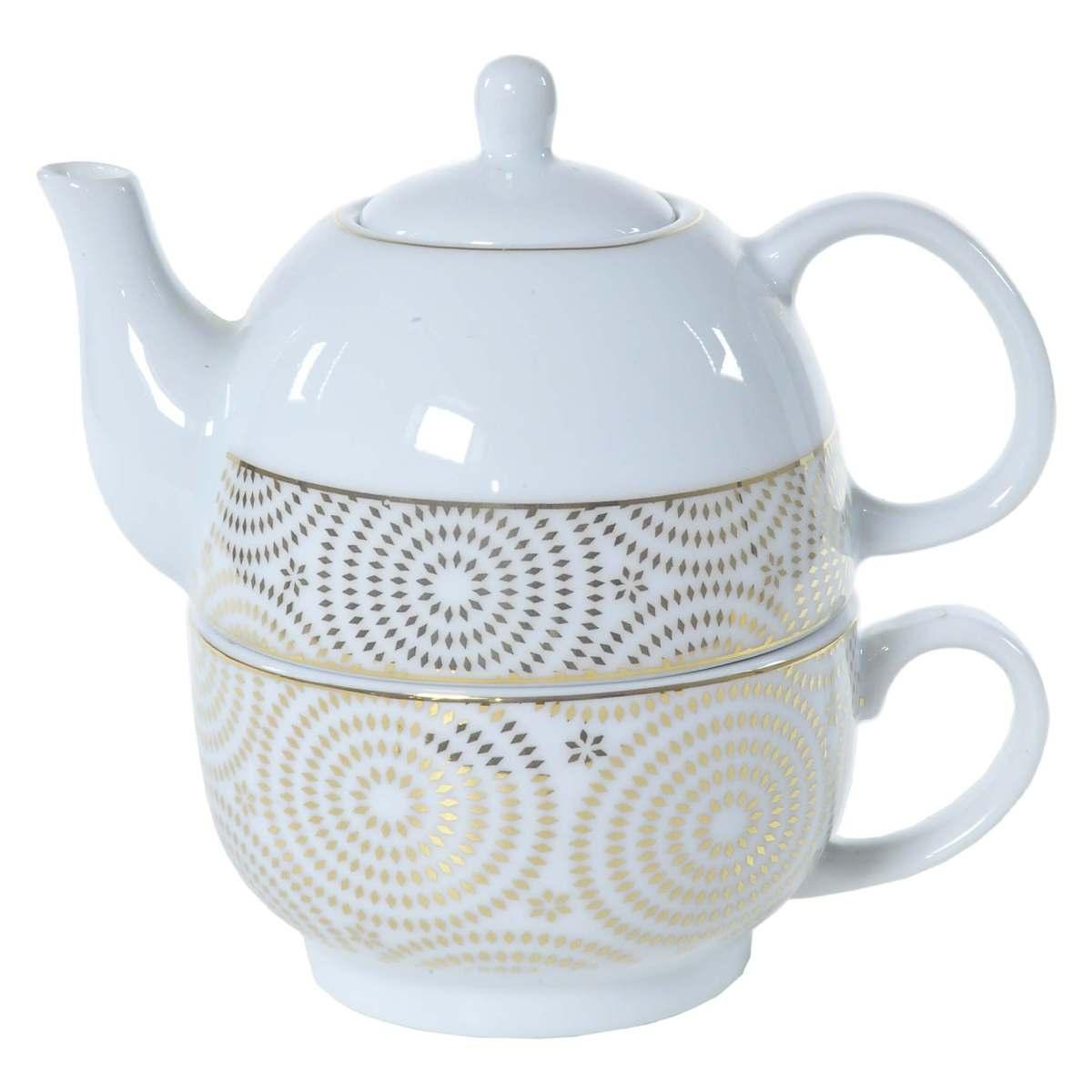 Teiera Porcellana Cold Circle con Tazza | M2 Store