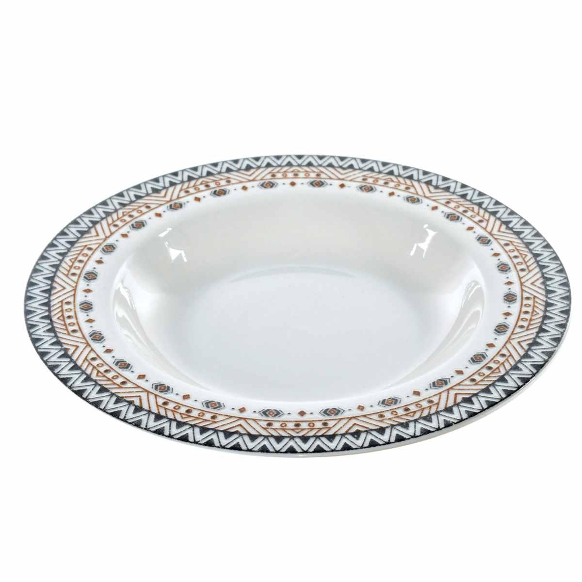 Piatti Tavola Set pz.6 Porcellana Fade Fondo cm.21 Mandala | Fade