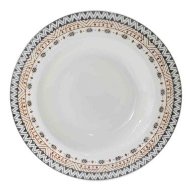 Piatti Tavola Set pz.6 Porcellana Fade Fondo cm.21 Mandala | Fade