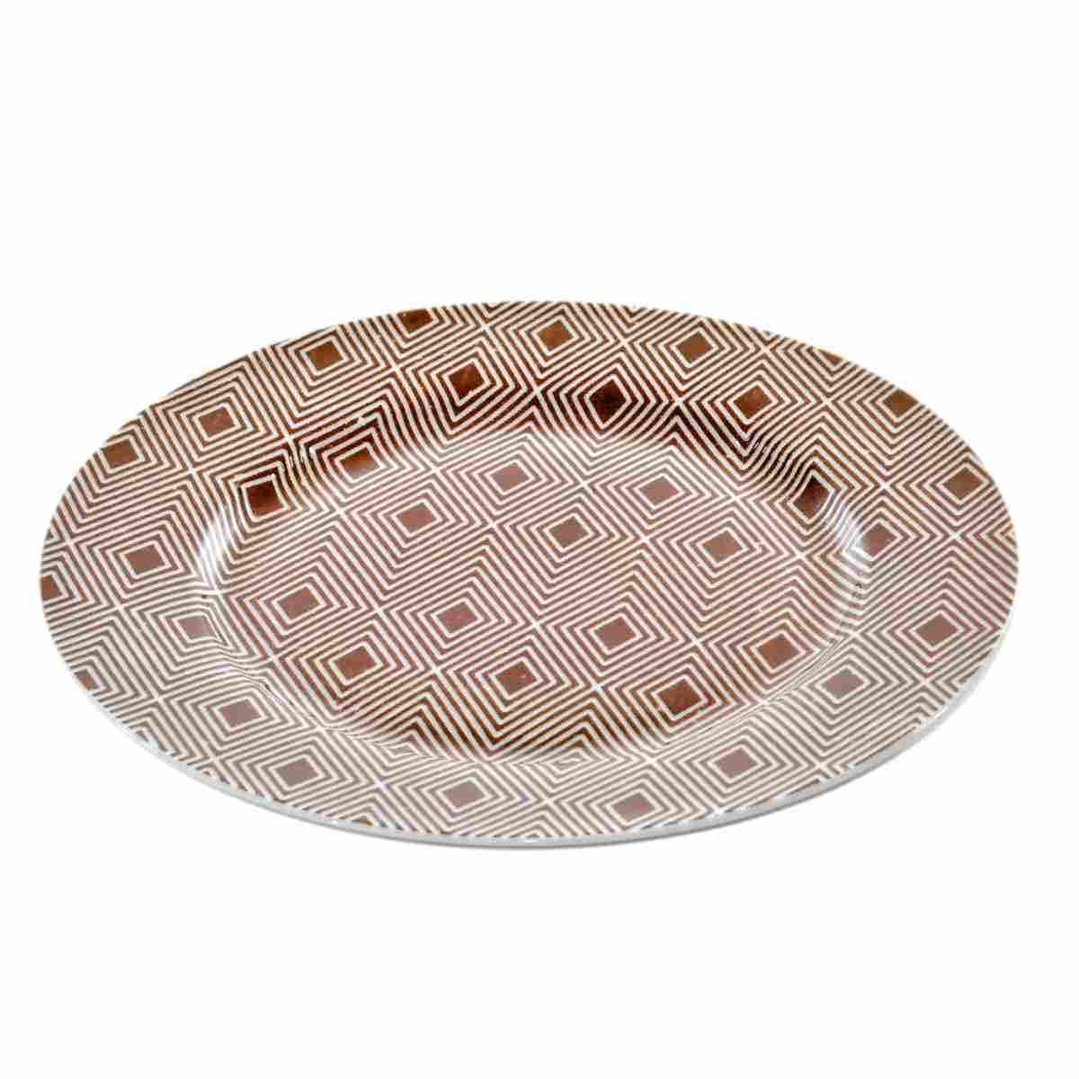 Piatti Tavola Set pz.6 Porcellana Fade Frutta cm.20 Mandala | M2 Store