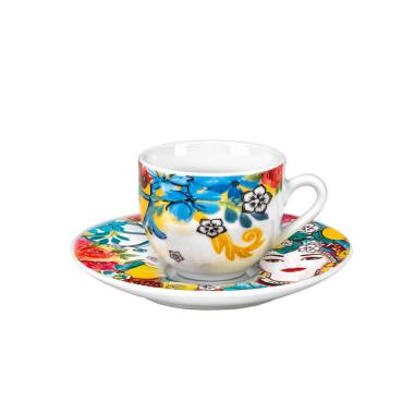Tazzine Caff Set pz.6 Porcellana Isabella | Fade