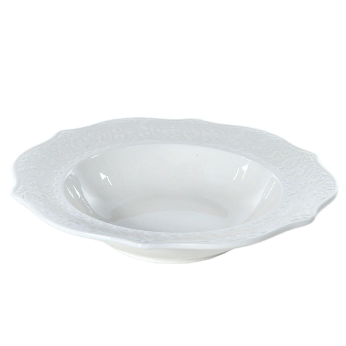 Piatto Porcellana Fade Fondo cm.22 Alice pz.6 | Fade