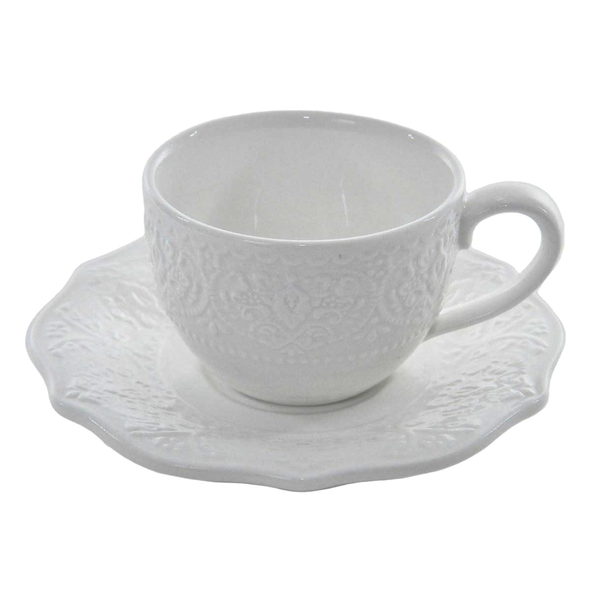 Tazzine Caff Set pz.6 Porcellana Alice con Piattini | Fade