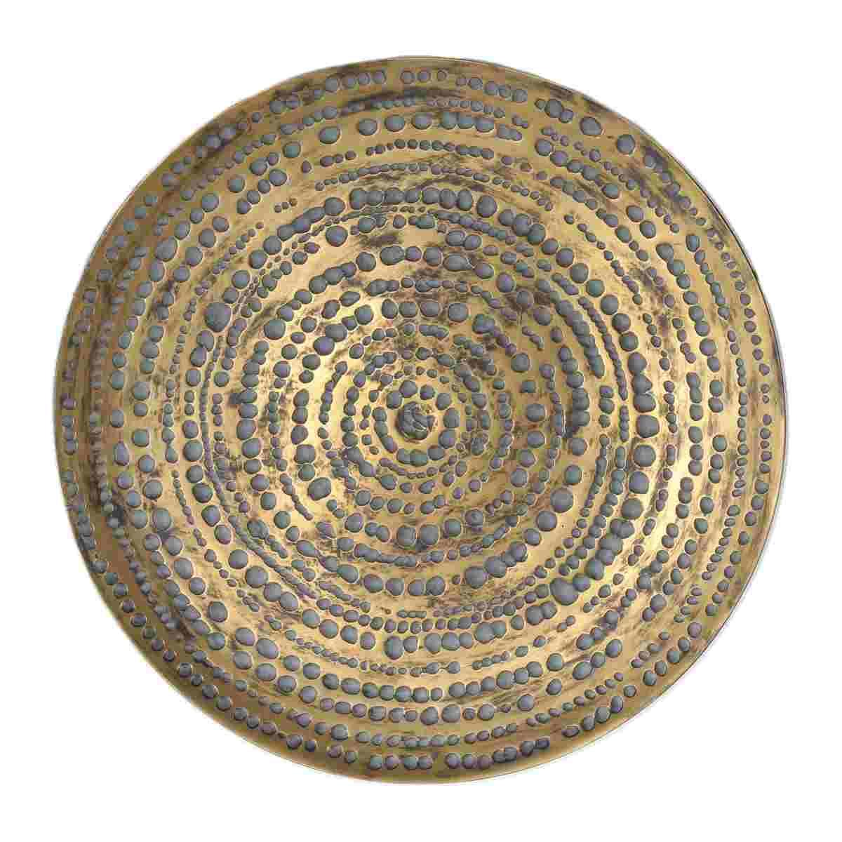 Centrotavola Piatto Resina Domingo Oro cm.40 | M2 Store