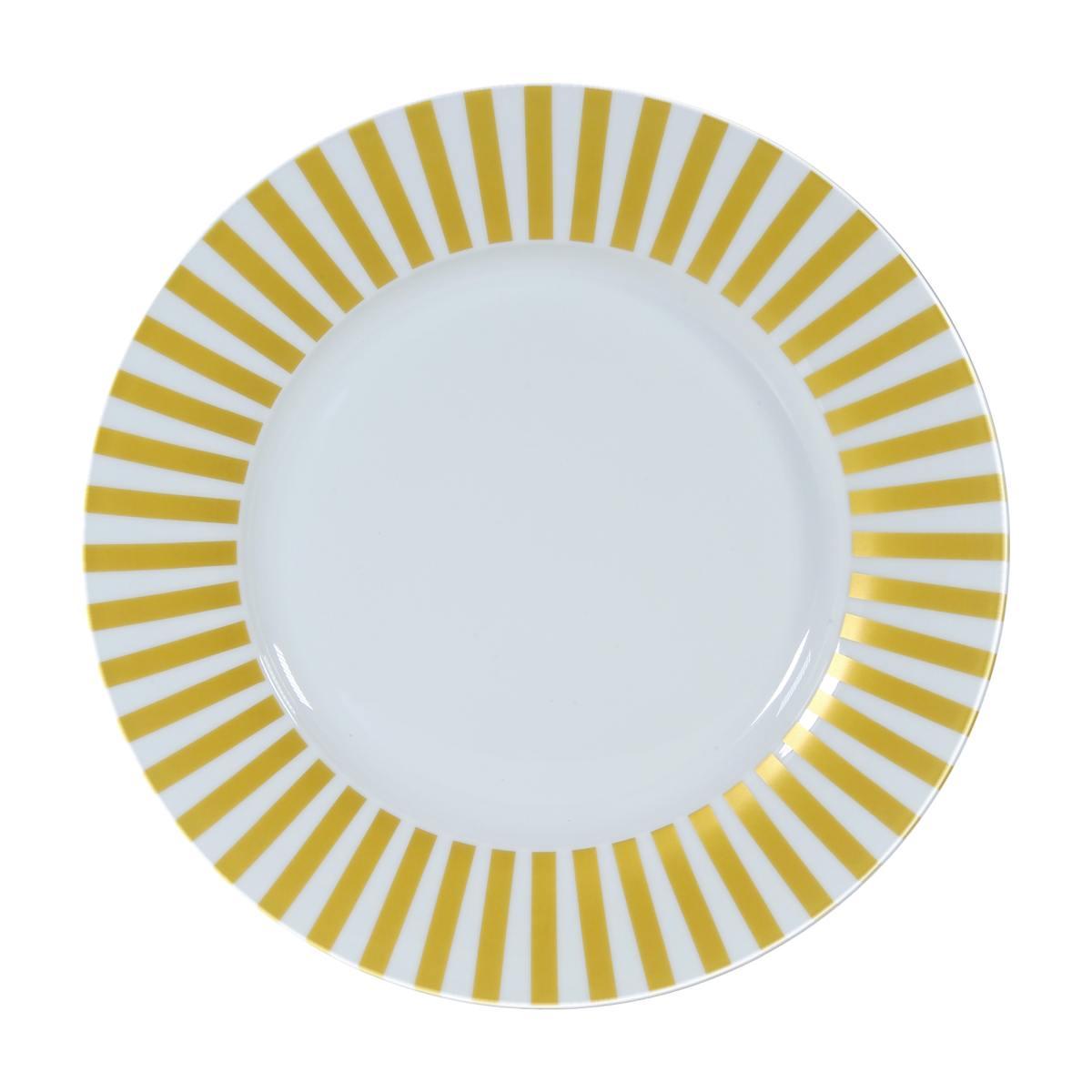 Piatti Tavola Set pz.6 Tavola Porcellana Fade Piano cm.27 Splendor |Fade