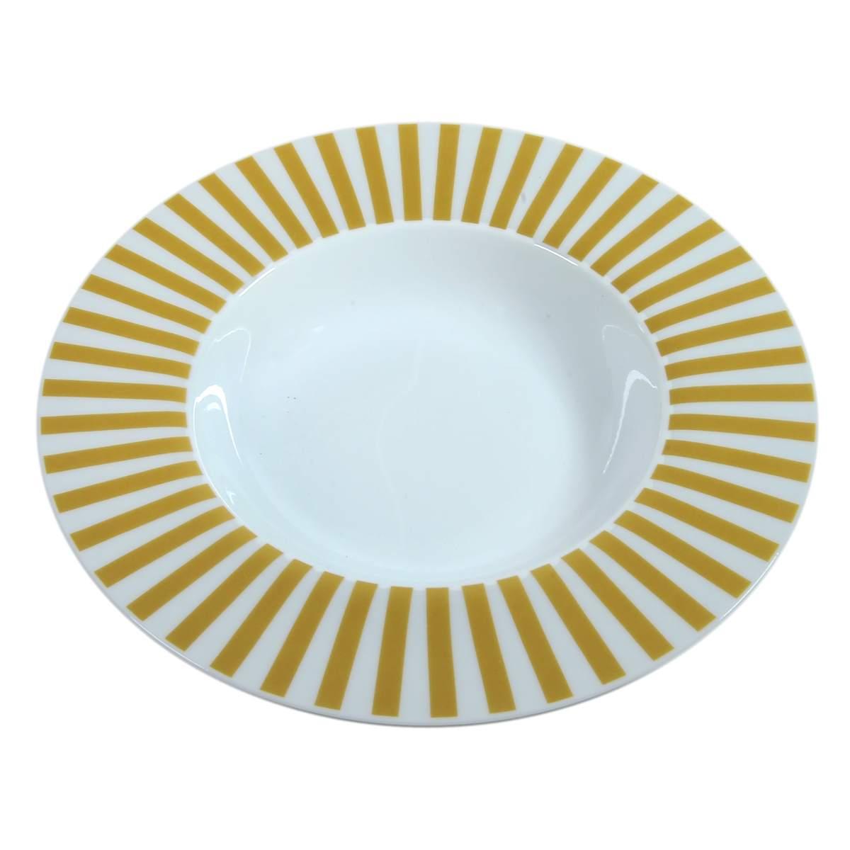 Piatti Tavola Set pz.6 Tavola Porcellana Fade Fondo cm.23 Splendor |Fade