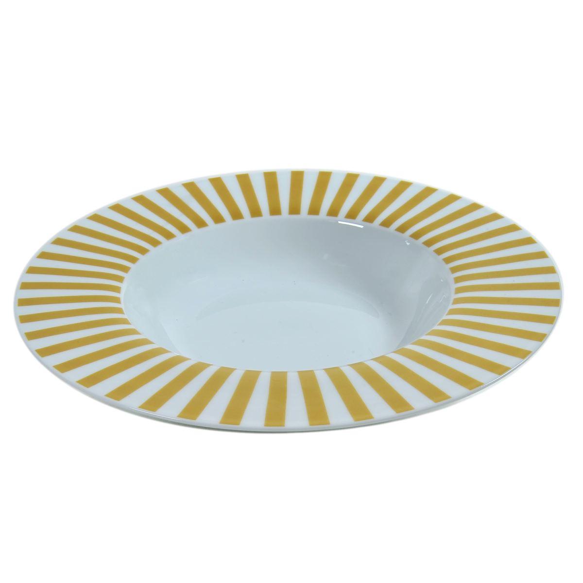 Piatti Tavola Set pz.6 Tavola Porcellana Fade Fondo cm.23 Splendor |Fade